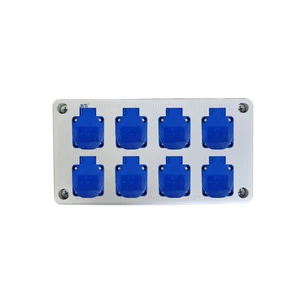 IP44 Stromverteiler Verteilerkasten Sicherungskasten 8x 230V IP44 - Bild 1 von 1