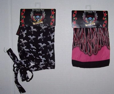 BRET MICHAELS PETS ROCK Doo-Rag para perros perro elige entre 4 estilos pequeño o grande Foto 1 de 4