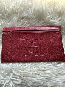 CAROLINA HERRERA Good Girl RED Glossy Makeup Bag Case Pouch Evening Clutch New - Picture 1 of 2