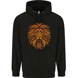 Mandala Art Lion Childrens Kids Hoodie - Picture 1 of 88