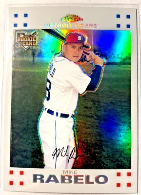 2007 Topps Chrome - White Refractor #307 Mike Rabelo /660 (RC) - Image 1 of 2