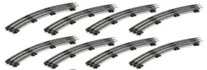 Lote de 8 Menards O GAUGE O-36 Curve Track - Hace 36" Diámetro Círculo - NUEVO - Imagen 1 de 3