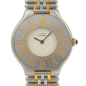 Relojes CARTIER Must21 IvoryDial Acero Inoxidable Cuarzo Pantalla Analógica Mujer - Imagen 1 de 9