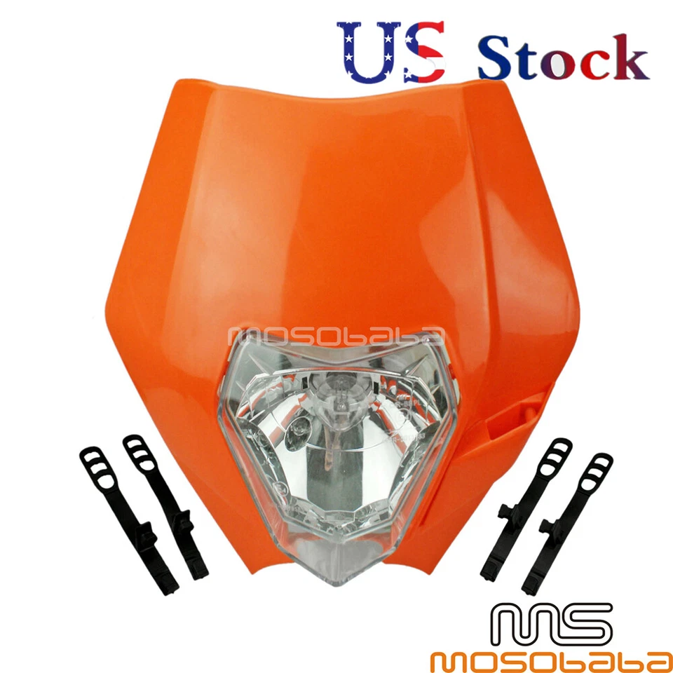 Universal Para Honda CR CRF 80 125 150 230 Faro Moto de Suciedad Lámpara de Cabeza 2004-16 Foto 1 de 4