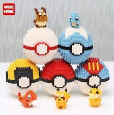 Pokémon Blocos De Montar Kit 7 Bonecos Nanoblock 940 Peças no Shoptime