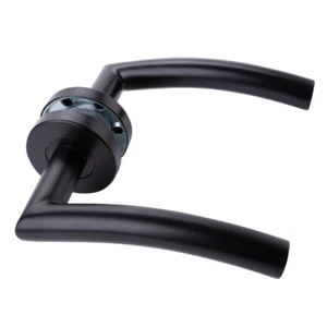 D.53 x 135 mm pomos de puerta manijas de puerta botones pulsador de puerta negro juego INOX Bari - Imagen 1 de 5