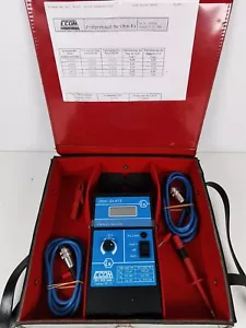Misuratore di resistenza ECOM Ohm-Ex 413 200mA in custodia originale Ex413 - Foto 1 di 19