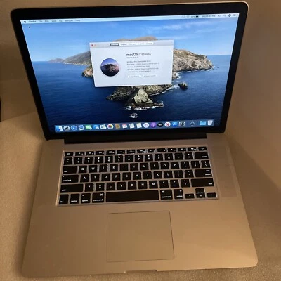MacBook Pro Retina 15 Inch Core i7 2.3Ghz 16GB Ram 128gb SSD OS 10.15 - Image 1 of 4
