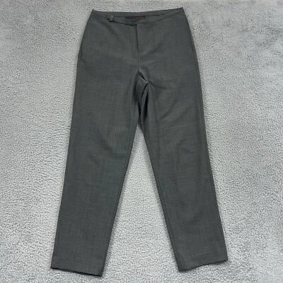 Vintage Ralph Lauren Pants Womens 10 Gray Wool Blend Dress 90s Trousers Work - Image 1 of 4