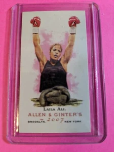 2007 Topps Allen and Ginter mini No Number Laila Ali #309  - Picture 1 of 2