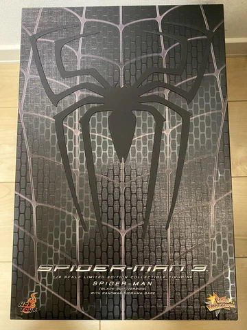 Hot Toys Mms165 1/6 Spider-Man 3 Black Suit Ver. Rare Action Figure Used From Jp Cover