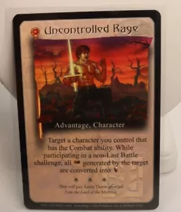 Wheel of Time CCG Uncontrolled Rage Promo - Picture 1 of 2