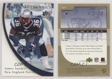 2005 SP Authentic Rookie Authentics Gold /25 James Sanders #129 Rookie RC