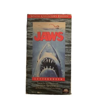 Jaws (VHS, 1997, Widescreen Edition) Steven Spielberg - Image 1 of 3