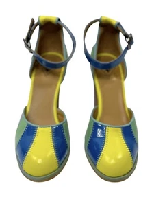 Tacco alla caviglia donna John Fluevog attic bianca multicolore taglia 6 - Foto 1 di 16