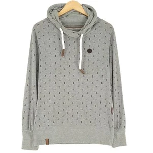 Naketano Damen Hoodie Kapuzenpullover Grau Ny6 Größe M - Bild 1 von 8
