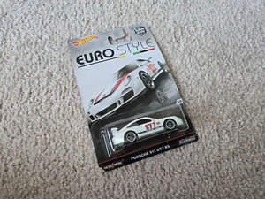 NIB 2016 HOT WHEELS PREMIUM CAR CULTURE EURO STYLE PORSCHE 911 GT3 RS - Imagen 1 de 9