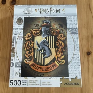 Harry Potter Hufflepuff Escudo Puzzle 500 Piezas Acuario Mundo Mágico - Imagen 1 de 6