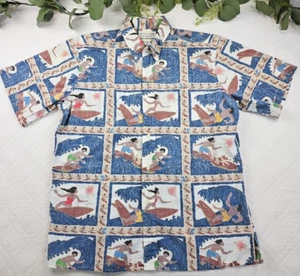 Deitrich Varex Reyn Spooner Surfszene Kurzarm Hawiian Shirt Gr. L - Bild 1 von 8