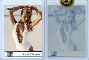 VERONICA VAREKOVA 2006 SPORT ILLUSTRIERT SI BADEANZUG CYAN DRUCKPLATTE 1/1!! - Bild 1 von 2