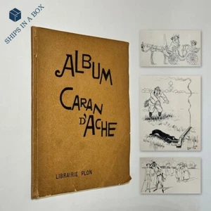 ca. 1890 "Album Caran d'Ache" French Humor & Caricature, 19th-Century Art - Picture 1 of 15