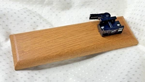 A J CUSTOM Oak Benchrest Shooting Block / Rest fits std Picatinny Rail 250mm LR - Bild 1 von 6