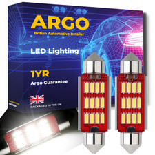 For BMW 3 Coupe Series E36 LED White 12 SMD License Plate Bulbs 1995-1999