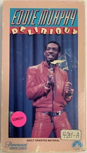 Delirious 1983 VHS Eddie Murphy VHSshopCom - Picture 1 of 11