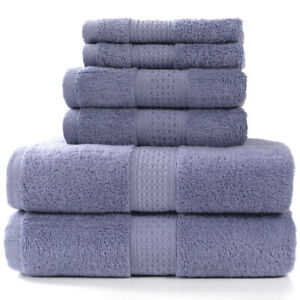 3/6-pc  Noble Soft Towel Set 100% Soft Cotton Hand, Bath Towels & Washcloths