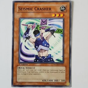 Seismic Crasher - FOTB-EN027 - NM/VLP - Common - 1st ed - Yugioh - Picture 1 of 2