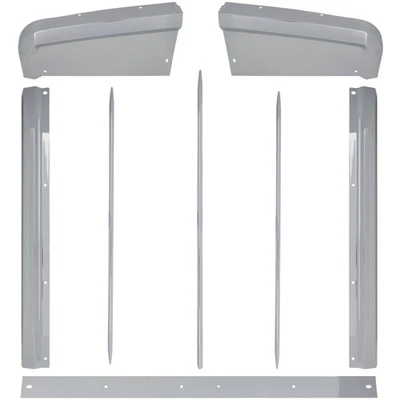 For 1990-2022 W900 Front Grille Assembly Chrome Foto 1 de 4