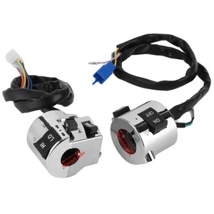 Car Pair Motorcycle Handlebar Switch Control Button Part For Turn Signal - Picture 1 of 22