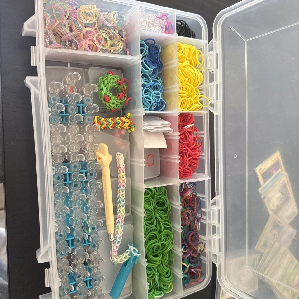 Rainbow Loom 套件和保护壳带织机及说明 — 第 1/3 张图片