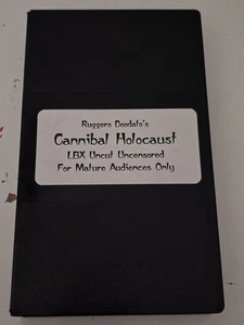 Ruggero Deodato Cannibal Holocaust VHS LBX Uncut Uncensored Boot 1990s - Picture 1 of 5