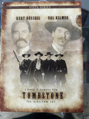 Tombstone 2-Disc Director’s Cut DVD with Map Insert Kurt Russell Val Kilmer RARE - Image 1 of 4