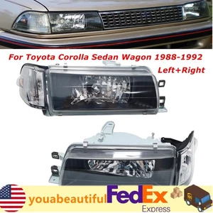 Faro lámpara + señal izquierda + derecha para Toyota Corolla AE92-E90-EE90 sedán 88-92 EE. UU. - Imagen 1 de 15
