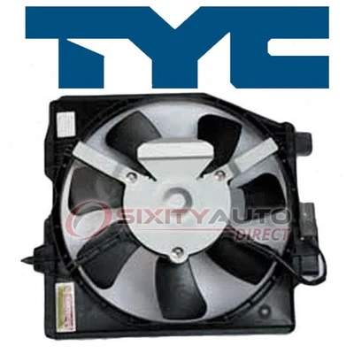 TYC AC Condenser Fan Assembly for 2001-2002 Mazda Protege Heating Air gu - Изображение 1 из 4