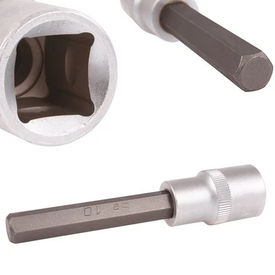 BGS STECKSCHLÜSSEL SW 10 mm INNENSECHSKANT 100mm LANG für INBUS SCHRAUBEN NUSS - Bild 1 von 4