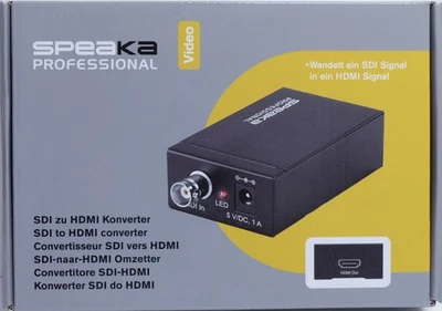 SPEAKA PROFESSIONAL SDI auf HDMI Konverter SpeaKa SDI-Kamera converter