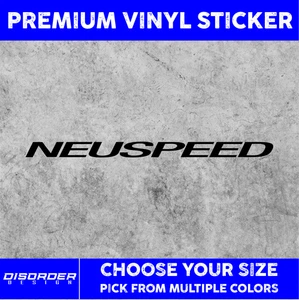 NEUSPEED [VINYL STICKER]-for Car/Truck WINDOW-LAPTOP-FOLDER-YOU PICK COLOR/SIZE - Picture 1 of 6