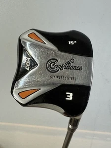 Confidence Golf HQ7 #3 Wood Fairway Hybrid 15 R-Flex Graphite Shaft RH Golf Club - Picture 1 of 9