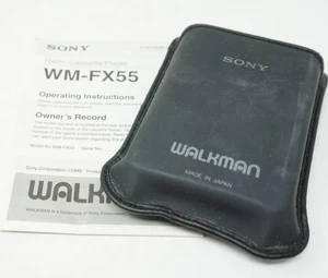 SONY Walkman WM-FX55 WMFX55 Radio Cassette Player Manual Headphone Adapter - Picture 1 of 10