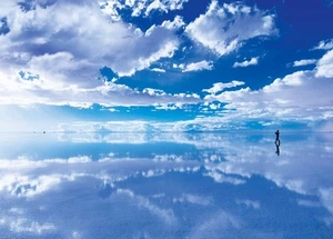 500 Piece Jigsaw Puzzle Overseas Landscapes Salt Lake Uyuni - Bolivia (38×53cm) - Picture 1 of 3