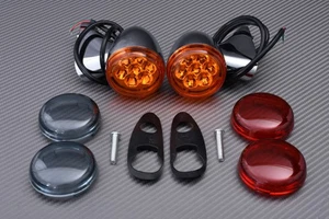 Pair of Front OEM Type Turn Signals HARLEY DAVIDSON ROAD GLIDE ULTRA 1745 16-19 - Picture 1 of 2