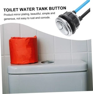 Toilet Push Button Dual Flush 38mm Thread Diam Round Water Tank Spare Replacemen - Imagen 1 de 23
