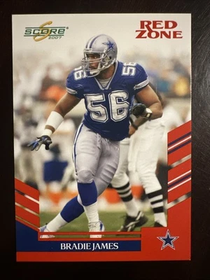 BRADIE JAMES 2007 Score RED ZONE Numbered #d 62/120 !! RARE !! - Image 1 of 2