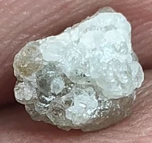 2,60 cts / 1 Stück Weiß Grau Natürliche Ungeschliffene Rohdiamanten - Bild 1 von 15