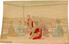 .1800s RARE JAPANESE MEIJI PERIOD “SCHOOL of YOKOHAMA” PHOTOGRAPH 35 TAKING COOL