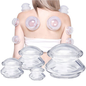 Vacuum Cupping Therapy Silicone Anti Cellulite Pain Massage Cups Body Facial Leg