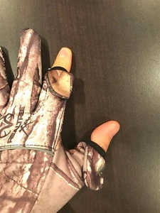 Camouflage Hunting Gloves Anti-slip Full Finger Gloves, Trigger Finger Cut - Picture 1 of 9